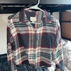 Cropped flannel